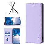 Flip Πορτοφόλι από Συνθετικό Δέρμα (PU) για Xiaomi Redmi Note 15 Pro 5G από BINFEN COLOR BF18 σε Μωβ χρώμα με θήκες καρτών και Stand.