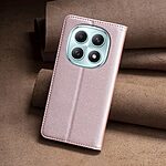 Flip Πορτοφόλι από Συνθετικό Δέρμα (PU) με TPU για Xiaomi Redmi Note 15 Pro 5G από BINFEN COLOR BF18 σε Ροζ Χρυσό με θήκες καρτών και Stand.