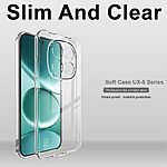 Πλάτη TPU για Xiaomi Redmi Note 15 Pro 5G από IMAK UX-5 Series σε Διάφανο χρώμα, υπερλεπτή ~1mm με υψηλή διαφάνεια και προστασία από κρούσεις.