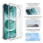 Πλάτη TPU για Xiaomi Redmi Note 15 Pro 5G από IMAK σε Διάφανο χρώμα με τεχνολογία Airbag στις γωνίες και θήκη για λουράκι.