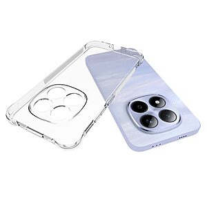 Πλάτη TPU για το Xiaomi Redmi Note 15 Pro 5G σε διάφανο χρώμα. Μαλακό υλικό υψηλής ποιότητας με ανυψωμένα χείλη για προστασία κάμερας και οθόνης.