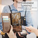 Flip Πορτοφόλι από Συνθετικό Δέρμα (PU) για Xiaomi Redmi Note 15 Pro+ 5G από CASEME 023 Series σε Καφέ με RFID προστασία και Stand.