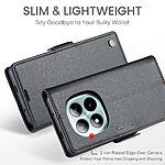 Flip Πορτοφόλι από Συνθετικό Δέρμα (PU) με TPU για Xiaomi Redmi Note 15 Pro+ 5G - CASEME 023 - Μαύρο με RFID προστασία, θήκες καρτών και βάση στήριξης.