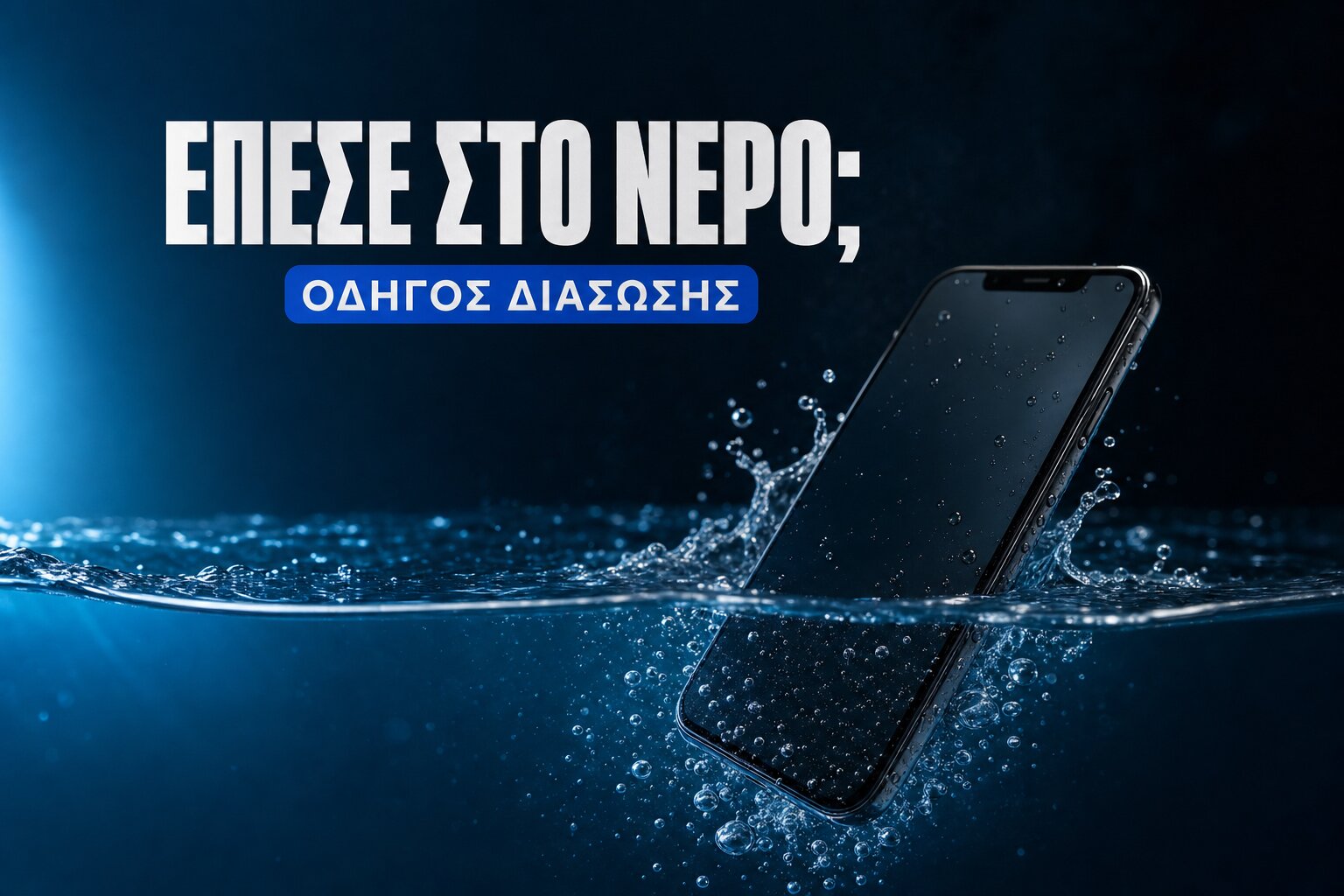 Έπεσε το κινητό στο νερό; Οδηγός διάσωσης βήμα-βήμα