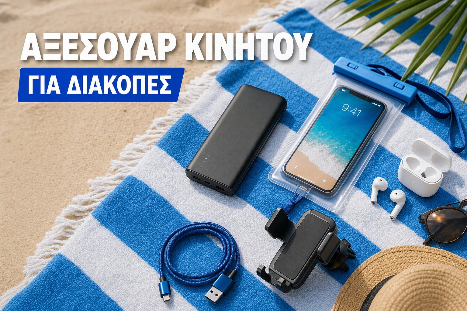 Αξεσουάρ κινητού για διακοπές και ταξίδι