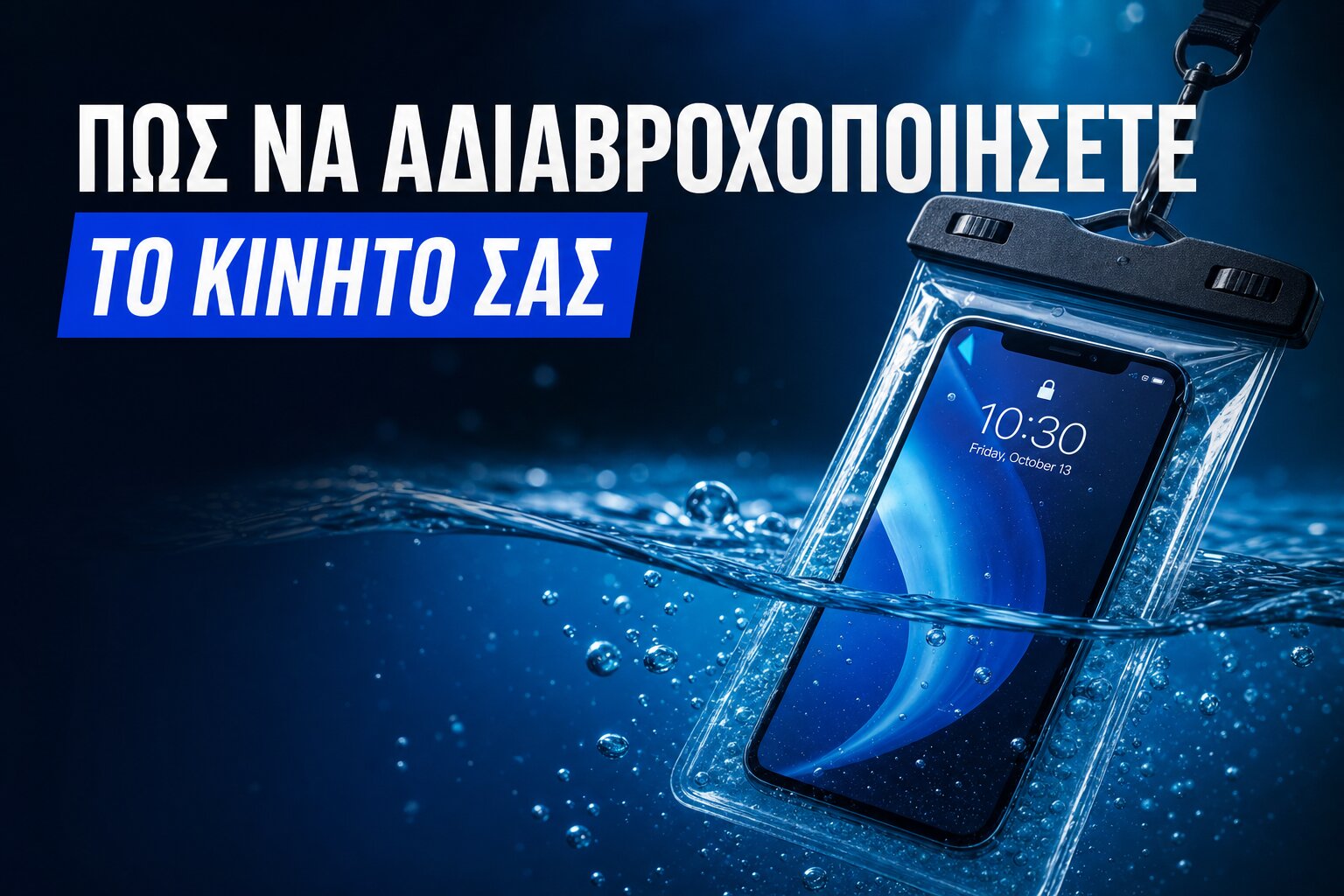 Πώς να αδιαβροχοποιήσετε το κινητό σας