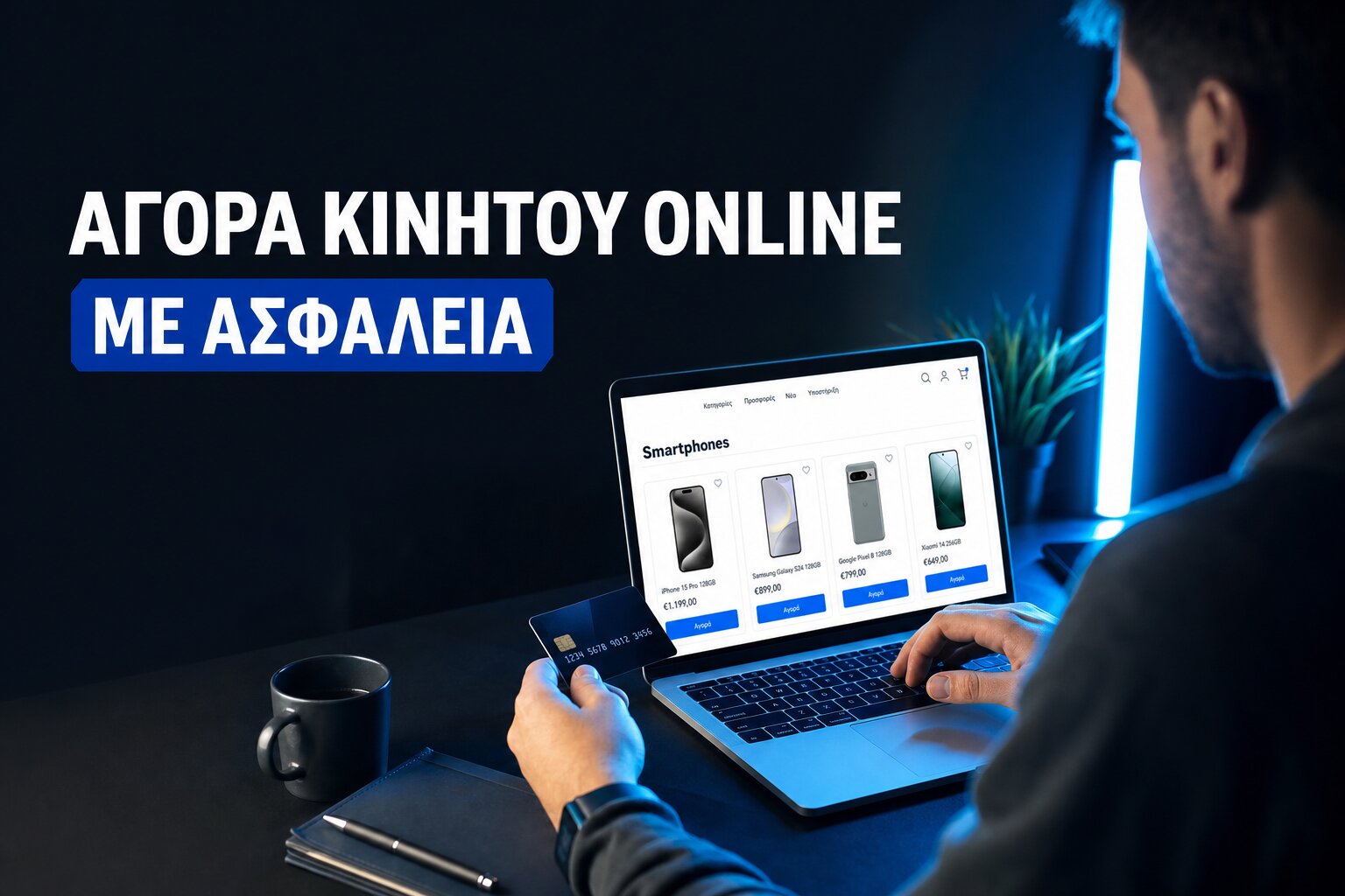 Αγορά κινητού online με ασφάλεια