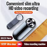 Mini σώματος κάμερα C20 1920x1080P με εγγραφή ήχου, loop recording, γωνία λήψης 120° και κάρτα TF 128GB για συνεχή παρακολούθηση.