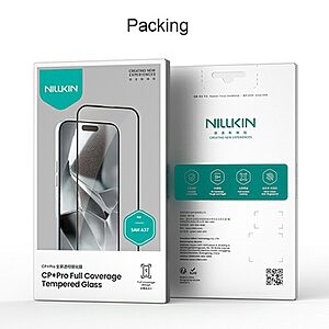 Tempered Glass Full Face για Samsung Galaxy A37 5G από NILLKIN CP+PRO σε Διάφανο με γυαλί AGC 9H, αντιδακτυλικό και αντιθαμβωτική επίστρωση.