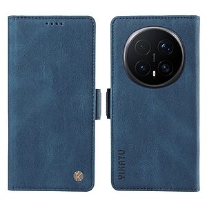 Flip Πορτοφόλι από Συνθετικό Δέρμα (PU) με TPU για το Honor Magic8 Pro 5G από YIKATU YK-005 σε Μπλε χρώμα με θήκες καρτών και Stand.