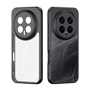 Σκληρή Πλάτη PC+TPU για Honor Magic8 Pro 5G από DUX DUCIS Aimo Series σε Μαύρο χρώμα με ματ φινίρισμα και προστασία από πτώσεις 1.2μ.