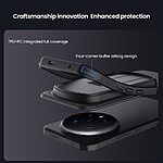 Σκληρή Πλάτη PC+TPU για Honor Magic8 Pro 5G από NILLKIN Camshield Pro Series σε Μαύρο χρώμα με συρόμενο κάλυμμα προστασίας κάμερας.