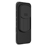 Σκληρή Πλάτη PC+TPU για Honor Magic8 Pro 5G από NILLKIN Camshield Pro Series σε Μαύρο χρώμα με συρόμενο κάλυμμα προστασίας κάμερας.