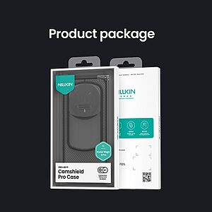 Σκληρή Πλάτη PC+TPU για Honor Magic8 Pro 5G από NILLKIN Camshield Pro Series σε Μαύρο με slider κάμερας και αντικραδασμικά airbags.
