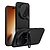 Σκληρή Πλάτη PC+TPU για Honor Magic8 Pro 5G από NILLKIN Camshield Prop Magnetic Series σε Μαύρο χρώμα με διάφανο κάλυμμα φακού και ενσωματωμένο Stand.