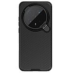 Σκληρή Πλάτη PC+TPU για Honor Magic8 Pro 5G από NILLKIN Camshield Prop Magnetic Series σε Μαύρο χρώμα με διάφανο κάλυμμα φακού και ενσωματωμένο Stand.