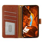 Flip Πορτοφόλι από Συνθετικό Δέρμα (PU) με TPU για Honor Magic8 Pro 5G σε Καφέ χρώμα με RFID προστασία, θήκες καρτών και αναδιπλούμενη βάση στήριξης.