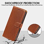 Flip Πορτοφόλι από Συνθετικό Δέρμα (PU) με TPU για Honor Magic8 Pro 5G σε Καφέ χρώμα με RFID προστασία, θήκες καρτών και αναδιπλούμενη βάση στήριξης.