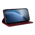 Flip Πορτοφόλι από Συνθετικό Δέρμα (PU) με TPU για το Honor Magic8 Pro 5G από YIKATU σε Κόκκινο Σκούρο χρώμα με θήκες καρτών και Stand.