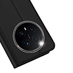 Flip Θήκη από Συνθετικό Δέρμα (PU) με TPU για Honor Magic8 Pro 5G από DUX DUCIS Skin Pro Series σε Μαύρο χρώμα με θήκη κάρτας και Stand.