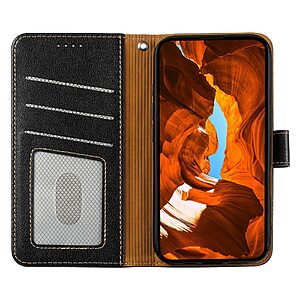 Flip Πορτοφόλι από Συνθετικό Δέρμα (PU) για Honor Magic8 Pro 5G σε Μαύρο χρώμα με RFID προστασία, θήκες καρτών και ενσωματωμένο Stand.