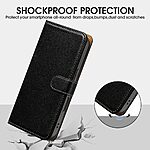 Flip Πορτοφόλι από Συνθετικό Δέρμα (PU) για Honor Magic8 Pro 5G σε Μαύρο χρώμα με RFID προστασία, θήκες καρτών και ενσωματωμένο Stand.