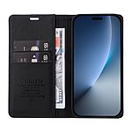 Flip Πορτοφόλι από Συνθετικό Δέρμα (PU) με TPU για Honor Magic8 Pro 5G από YIKATU σε Μαύρο χρώμα με θήκες καρτών και stand.
