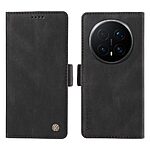 Flip Πορτοφόλι από Συνθετικό Δέρμα (PU) με TPU για Honor Magic8 Pro 5G από YIKATU YK-005 σε Μαύρο χρώμα με θήκες καρτών και Stand.
