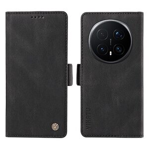 Flip Πορτοφόλι από Συνθετικό Δέρμα (PU) με TPU για Honor Magic8 Pro 5G από YIKATU YK-005 σε Μαύρο χρώμα με θήκες καρτών και Stand.
