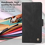 Flip Πορτοφόλι από Συνθετικό Δέρμα (PU) με TPU για Honor Magic8 Pro 5G από YIKATU YK-005 σε Μαύρο χρώμα με θήκες καρτών και Stand.