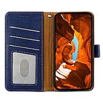Flip Πορτοφόλι από Συνθετικό Δέρμα (PU) με TPU για Honor Magic8 Pro 5G σε Μπλε χρώμα με RFID προστασία, θήκες καρτών και ενσωματωμένο Stand.