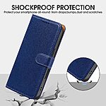 Flip Πορτοφόλι από Συνθετικό Δέρμα (PU) με TPU για Honor Magic8 Pro 5G σε Μπλε χρώμα με RFID προστασία, θήκες καρτών και ενσωματωμένο Stand.