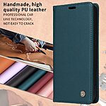 Flip Πορτοφόλι από Συνθετικό Δέρμα (PU) με TPU για το Honor Magic8 Pro 5G από YIKATU σε Πράσινο χρώμα με θήκες καρτών και Stand.