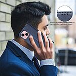 Flip Πορτοφόλι από Συνθετικό Δέρμα (PU) για iPhone 15 από BINFEN COLOR BF32 σε Μπλε χρώμα με RFID προστασία, Wallet και Stand.