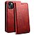 Flip Πορτοφόλι από Συνθετικό Δέρμα (PU) με TPU για iPhone 15 από SUTENI σε Κόκκινο χρώμα με θήκες καρτών και ενσωματωμένη βάση στήριξης.