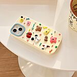Πλάτη Σιλικόνης για iPhone 15 από OEM με χαριτωμένο 3D cartoon σχέδιο σε πολύχρωμη εκτύπωση. Αντικραδασμική προστασία και ακριβείς εγκοπές.