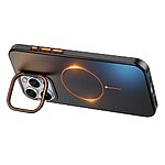 Σκληρή Πλάτη PC για iPhone 16 Pro Max σε Μαύρο χρώμα με MagSafe και ενσωματωμένο Kickstand για hands-free προβολή. Στρατιωτική προστασία από πτώσεις.