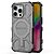 Σκληρή Πλάτη PC+TPU για iPhone 16 Pro Max από OEM BIBERCAS J-16 Series σε Γκρι χρώμα με MagSafe και ενισχυμένες γωνίες airbag.