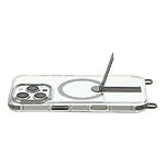 Σκληρή Πλάτη PC+TPU για iPhone 16 Pro Max σε Γκρι χρώμα με MagSafe, ενσωματωμένο Stand και ρυθμιζόμενο Λουράκι 220cm για hands-free χρήση.