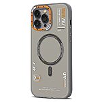 Σκληρή Πλάτη PC+TPU για iPhone 16 Pro Max από PAIKA M1 Series σε Γκρι Σκούρο χρώμα με MagSafe και μοναδικό graffiti σχέδιο.