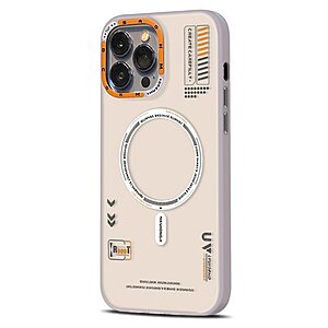 Σκληρή Πλάτη PC+TPU για iPhone 16 Pro Max από την PAIKA M1 Series σε ημιδιάφανο χρώμα με MagSafe και μοναδικό graffiti σχέδιο.
