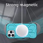 Σκληρή Πλάτη PC+TPU για iPhone 16 Pro Max από OEM BIBERCAS J-16 Series σε Μαύρο χρώμα με MagSafe και ενισχυμένες γωνίες αερόσακου.