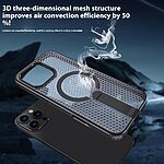 Σκληρή Πλάτη PC+TPU για iPhone 16 Pro Max σε Μαύρο χρώμα με ενσωματωμένο Stand και μαγνητική συμβατότητα. Διπλή προστασία με αποτελεσματική απαγωγή θερμότητας.
