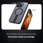 Σκληρή Πλάτη PC+TPU για iPhone 16 Pro Max σε Μαύρο χρώμα με ενσωματωμένο Stand και μαγνητική συμβατότητα. Διπλή προστασία με αποτελεσματική απαγωγή θερμότητας.