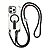 Σκληρή Πλάτη PC+TPU για iPhone 16 Pro Max από OEM σε Μαύρο χρώμα με MagSafe, ενσωματωμένο Stand και ρυθμιζόμενο λουράκι 220cm.