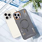 Σκληρή Πλάτη PC+TPU για iPhone 16 Pro Max από την PAIKA M1 Series σε Μαύρο χρώμα με MagSafe και μοναδικό graffiti σχέδιο.