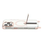 Σκληρή Πλάτη PC+TPU για iPhone 16 Pro Max με MagSafe, ενσωματωμένο kickstand και ρυθμιζόμενο λουράκι 220cm σε Ροζ χρώμα.
