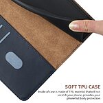 Flip Πορτοφόλι από Αυθεντικό Δέρμα Nappa για OnePlus Nord 6 5G σε Μπλε χρώμα με θήκες καρτών, μαγνητικό κούμπωμα και ρυθμιζόμενη βάση Stand.