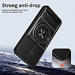 Σκληρή Πλάτη PC+TPU για OnePlus Nord 6 5G από OEM σε Ασημί χρώμα, με μαγνητικό δακτύλιο, περιστρεφόμενο Stand και προστατευτικό κάλυμμα κάμερας.
