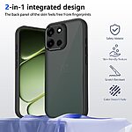 Σκληρή Πλάτη PC+TPU για OnePlus Nord 6 5G από OEM σε ημιδιάφανο μαύρο χρώμα με αντιχαρακτικό matte φινίρισμα και γωνίες airbag.